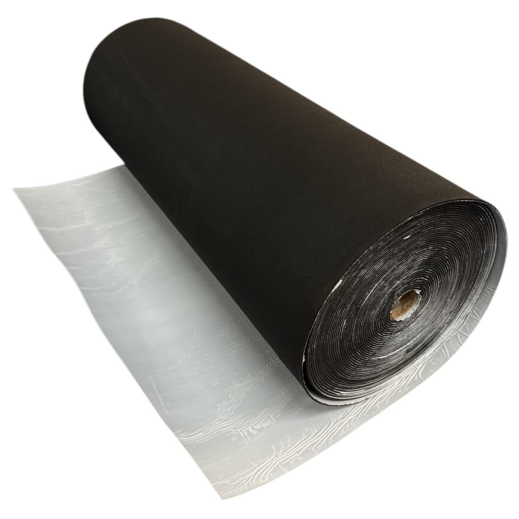 1m Placa Colante Eva 2mm Preto Adesivado Largura 0,65cm
