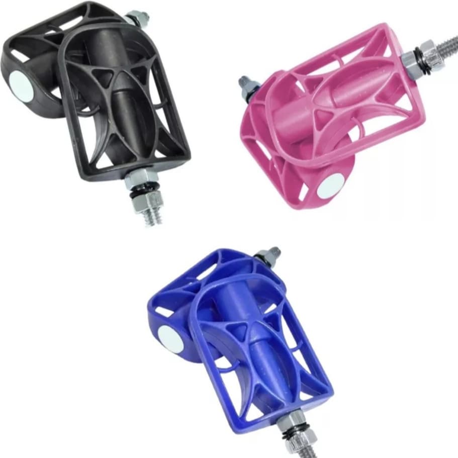 Pedal Bicicleta Aro 12 Infantil Bike Mirim Eixo Completo Cores
