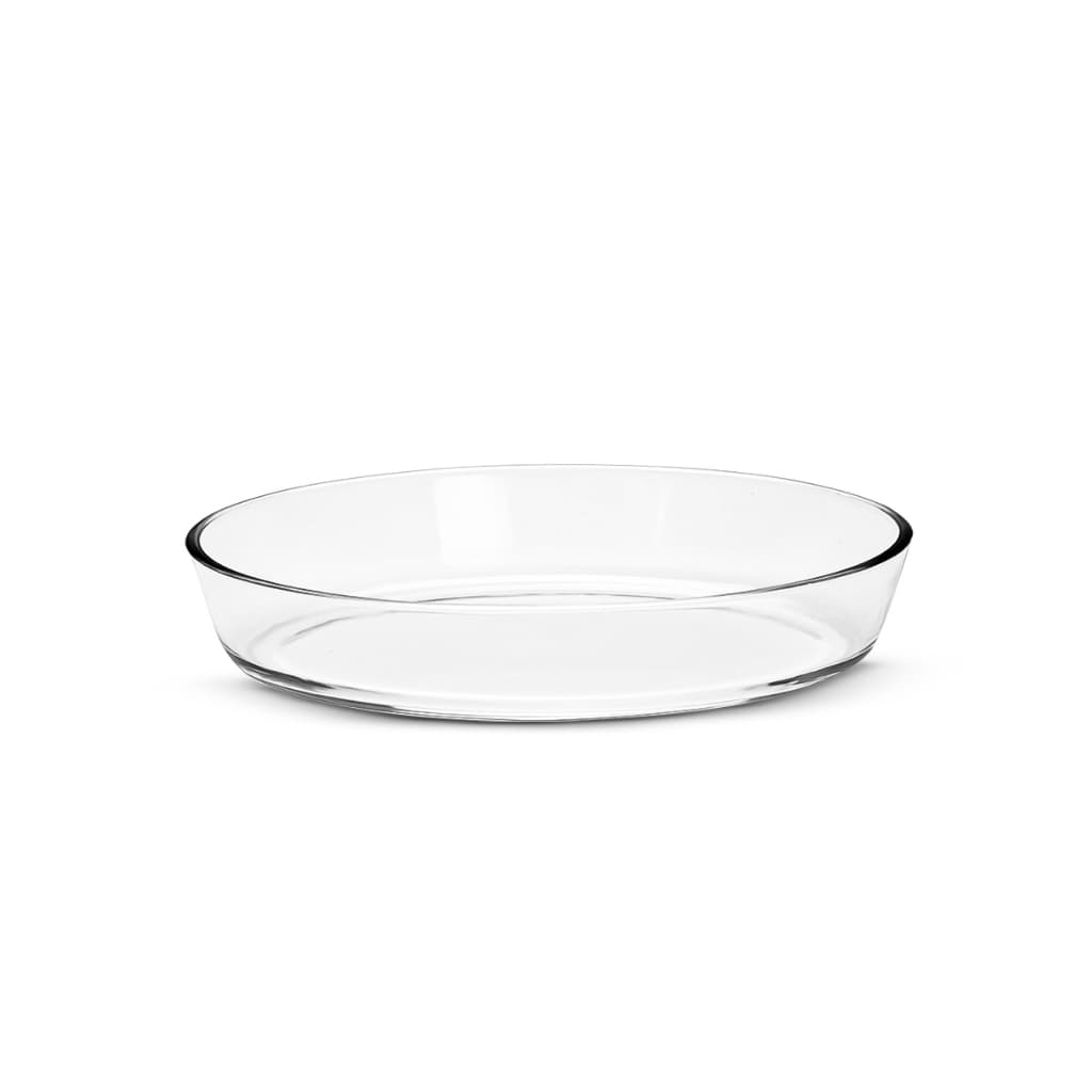travessa assadeira vidro oval 2L refratário forno freezer marinex temperado Lassanheira