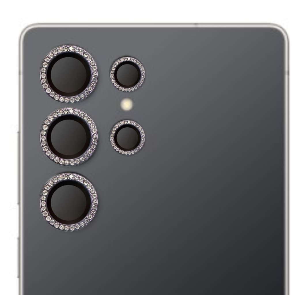 Película Strass  Diamante Preto para Câmera Galaxy S25 Ultra