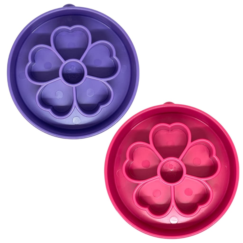 Comedouro Lento SodaPup Flower eBowl Alimentação Enriquecimento Para Cachorro e Gatos