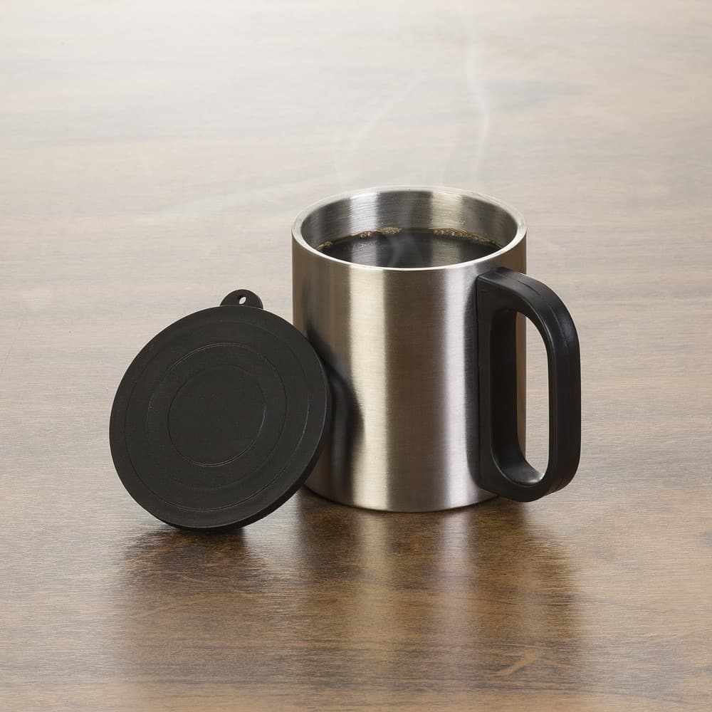 10 Caneca De Inox Com Tampa De Plástico, 180 Ml Personalizado