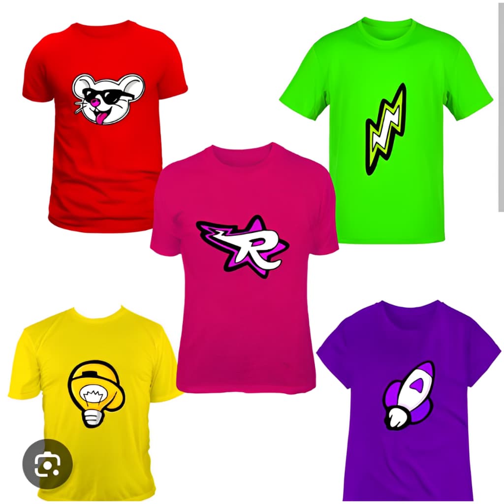 Camiseta Infantil Emilly Vick Ketlen Leozinho You Tube Blusa Blusinha Camisa Personagens