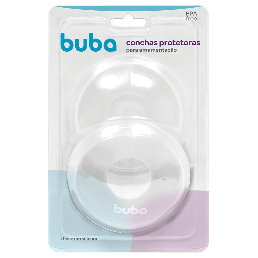 Conchas Protetoras BUBA para Amamentação - Kit com 2 Unidades
