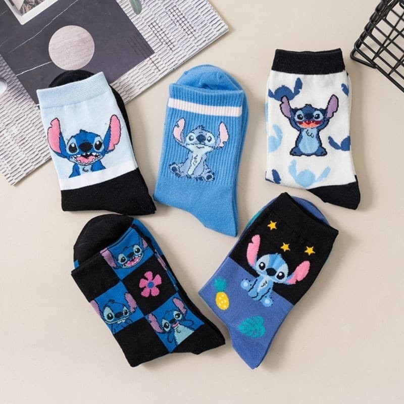 Meias De Algodão Lilo Stitch (A)