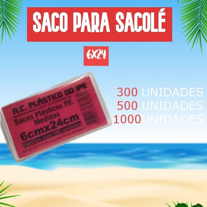 saco sacolé  Dindin Suquinho geladinho juju Chup-chup 6 cm x 24 cm - Marca IPE