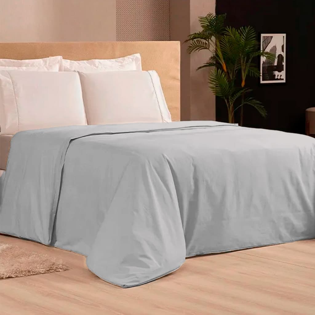 Capa De Edredom Queen Duvet Zíper Toque de Pluma Suave