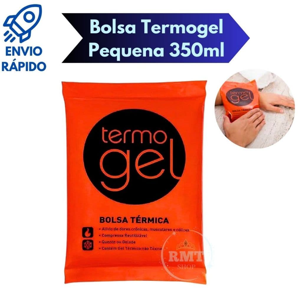 Bolsa Térmica Termo Gel Para Compressa Fria Ou Quente Tamanho Pequena 350 ML Alivio de Dores