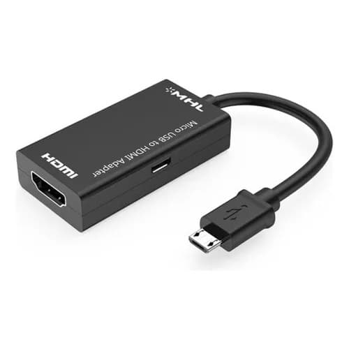 Adaptador Micro USB V8 para HDMI MHL Espelhamento TV