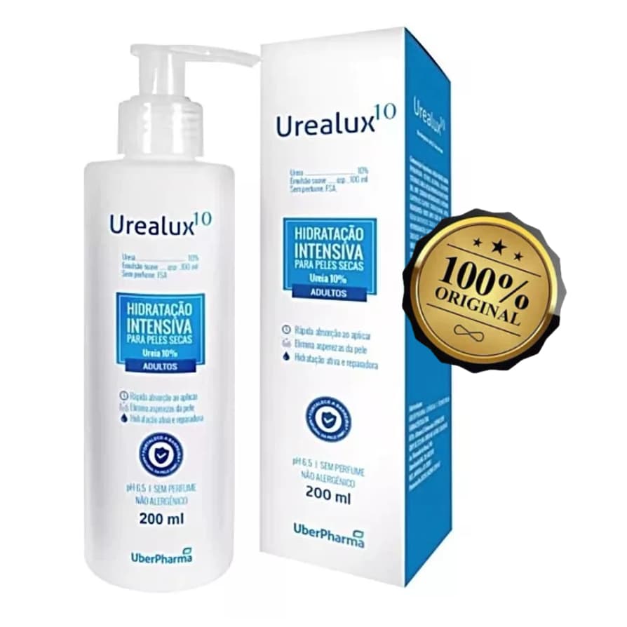 Creme De Ureia 10% Hidratação Intensiva Pele Secas Urealux 1und