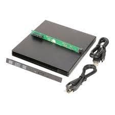 Gaveta Case Usb Cd/dvd Sata 9.5mm Externo Drive Notebook (só gaveta sem leitor )