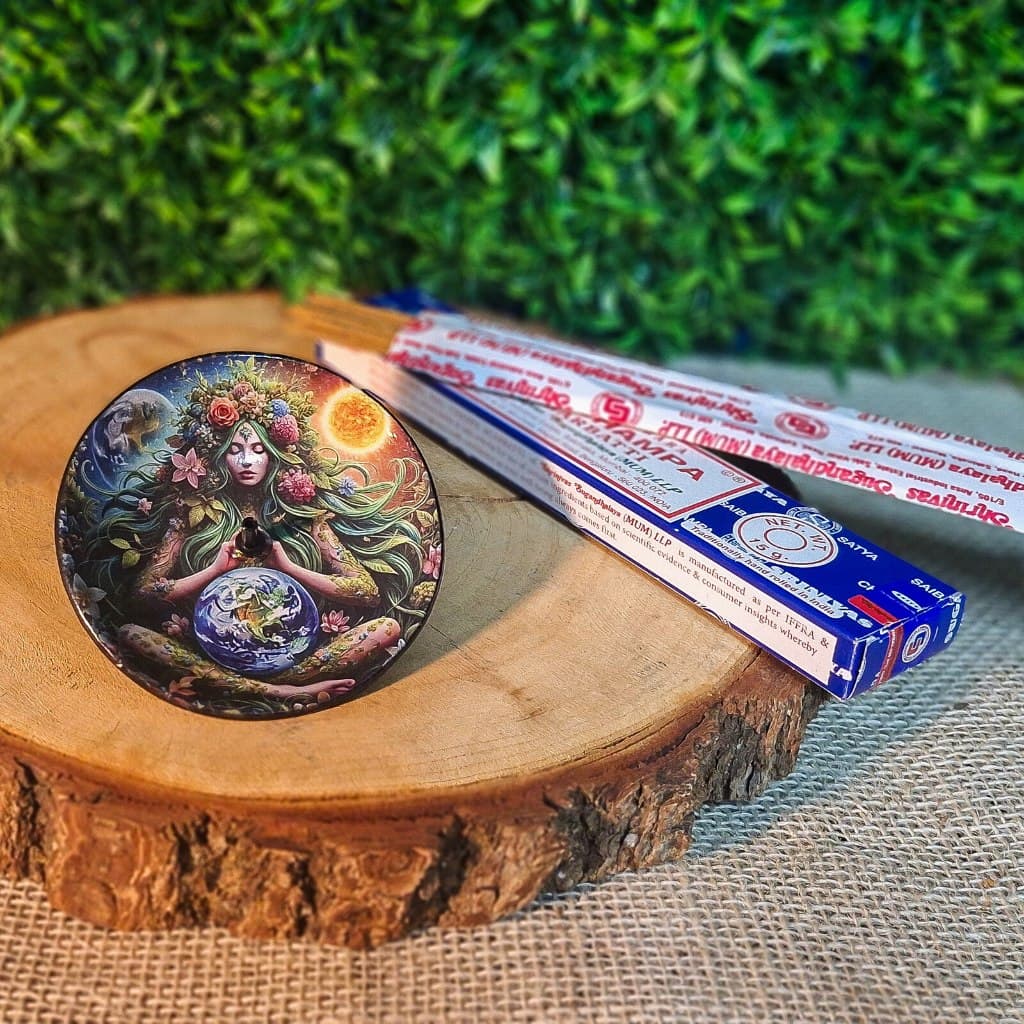 Incensário Deusa Mãe Gaia Para Incensos de Vareta