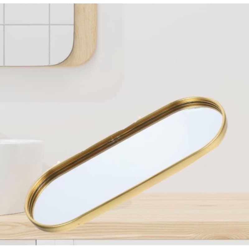 Bandeja Espelhada Multiuso Decorativa Banheiro Lavabo Decoração Bandeja Espelhado Cafe