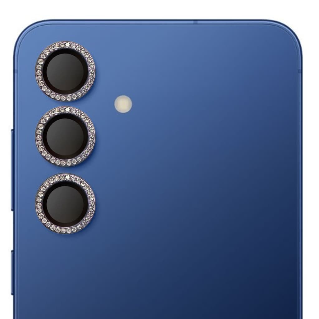 Película Strass Diamante Preto para Câmera Galaxy S25