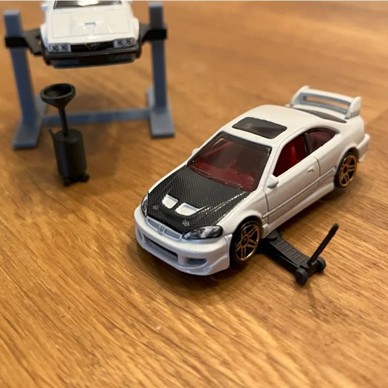 Macaco Hidráulico para mini carrinhos 1/64, coleção, brinquedos (versão Hot)