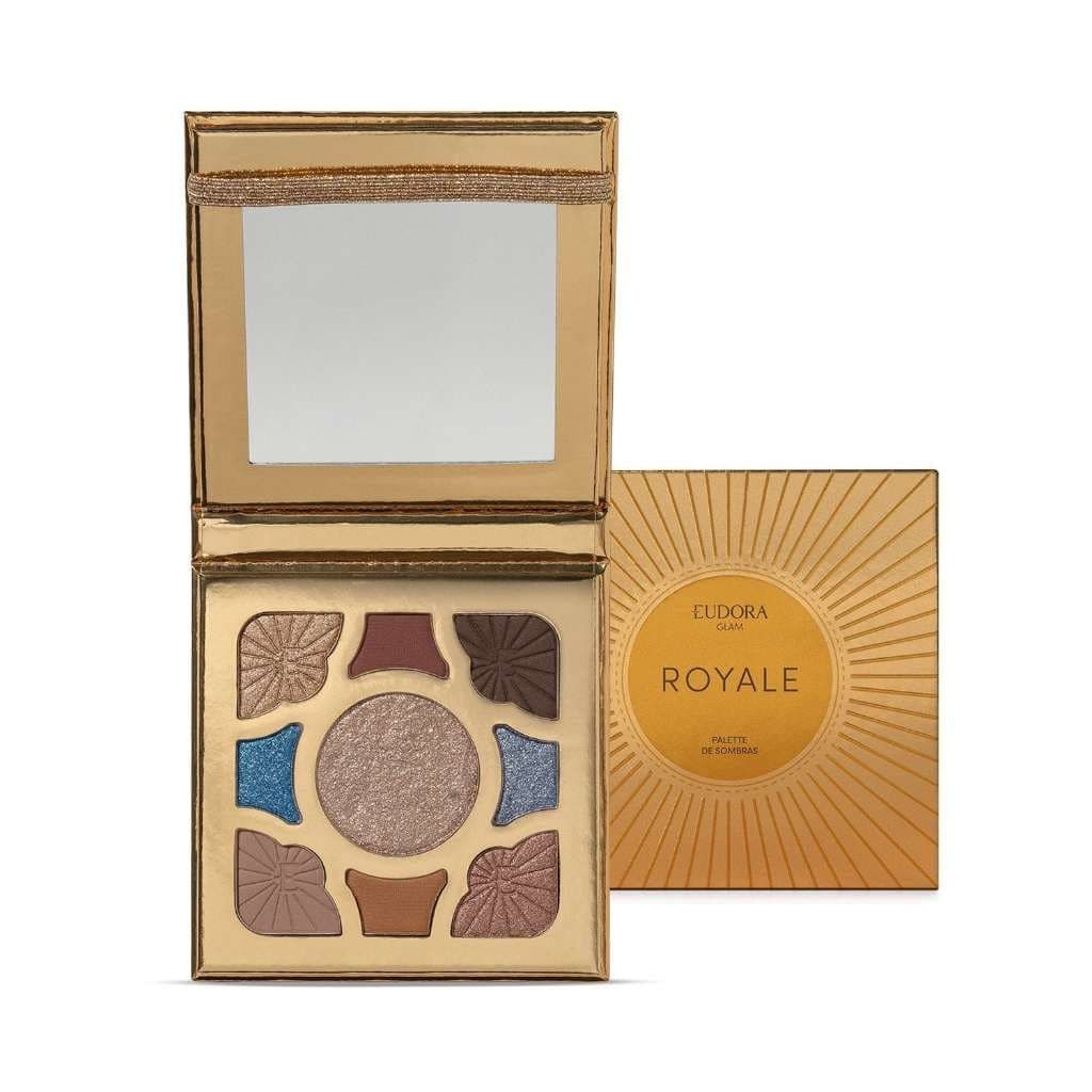 Eudora Paleta de Sombra Glam Royale 7g – 9 Cores Intensas para Looks Sofisticados e Atemporais!