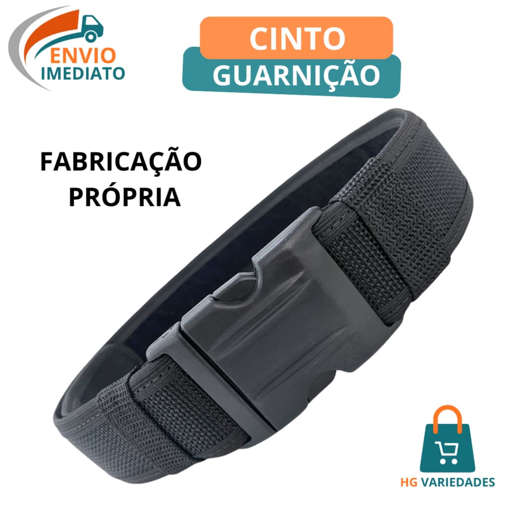 Cinto Tático De Guarnição Militar Na Nylon Com Fivela Engate Rápido Masculino