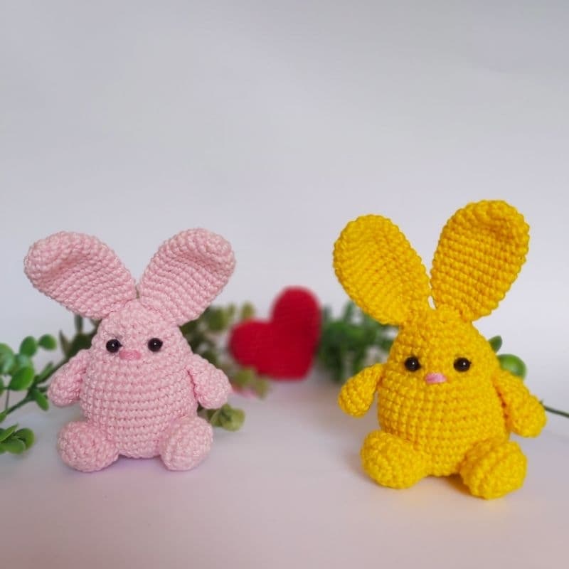 Coelho ovo Amigurumi lembracinha/chaveiro/Páscoa