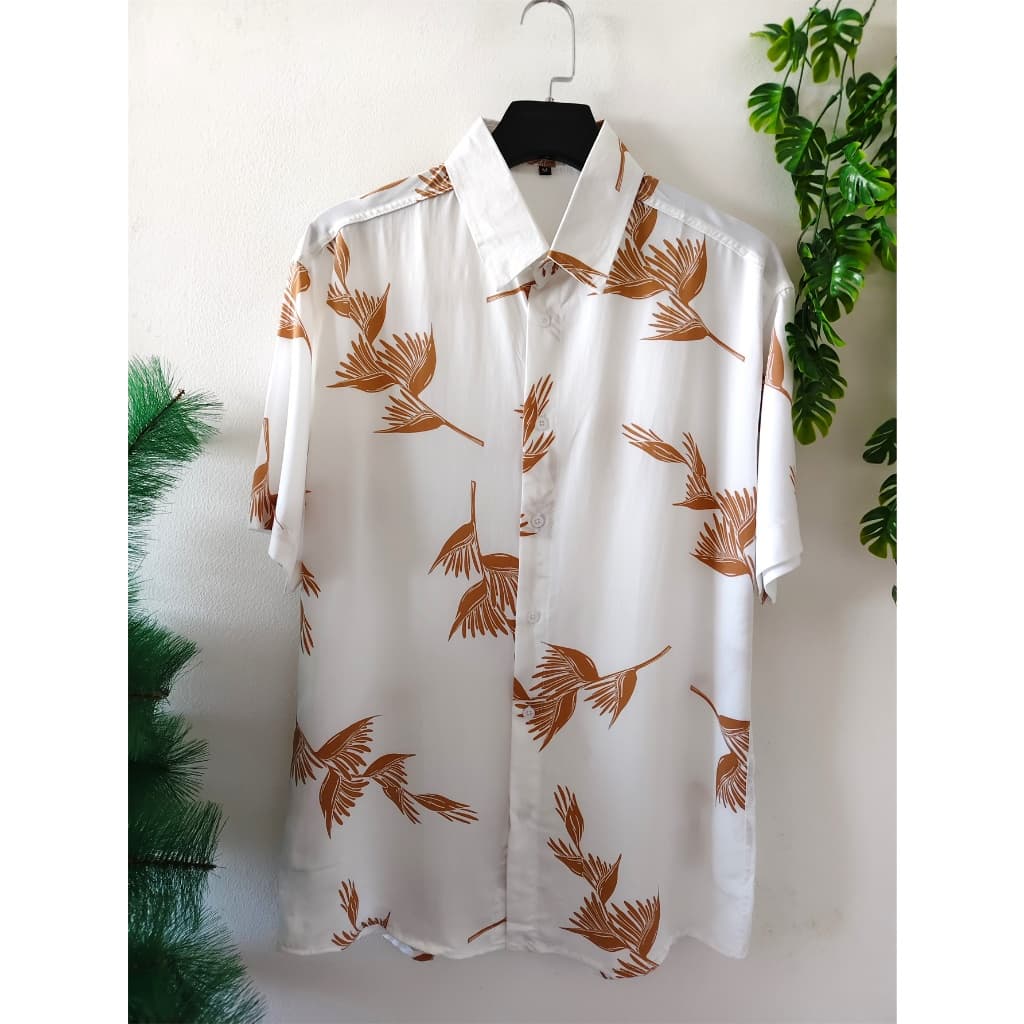 Camisas Social Floridas Masculinas Confortável Havaiana Estampadas  100% VISCOSE encolhe um pouquinho