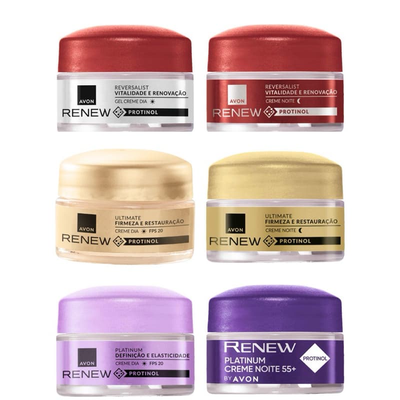 Creme Facial Renew Avon antissinais 15 g