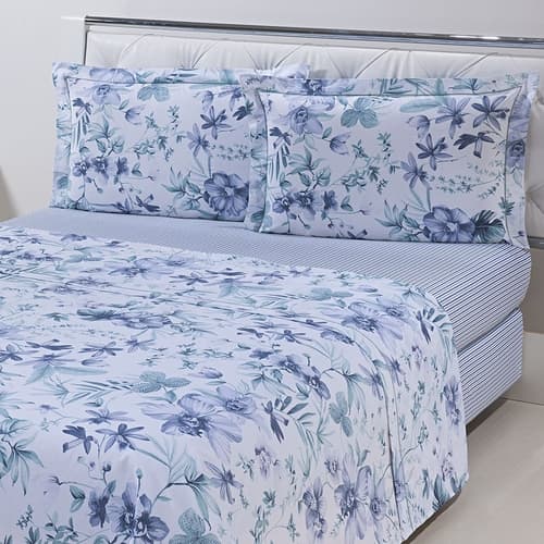 Jogo de Cama King 4 Peças Microfibra 2,00m x 1,90m x 30cm - Estampas Sortidas