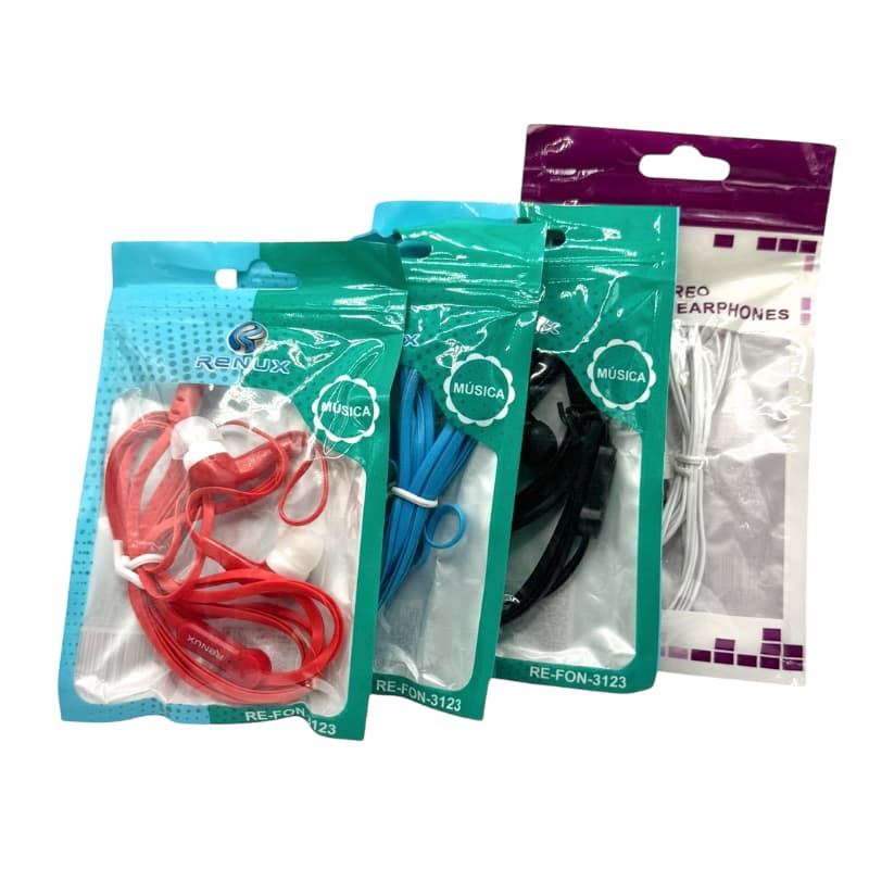Fone P2 Multicores FON02 Intra-Auricular P2 diversas Cores Resistente Som c/ Alta Qualidade Versatil