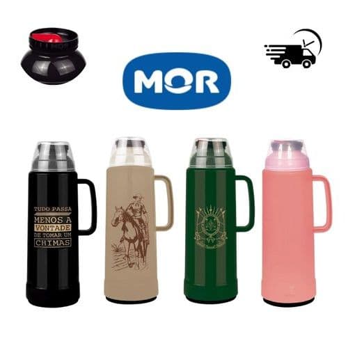 Garrafa Térmica Farroupilha 1L MOR  - 24 horas quente água chá café