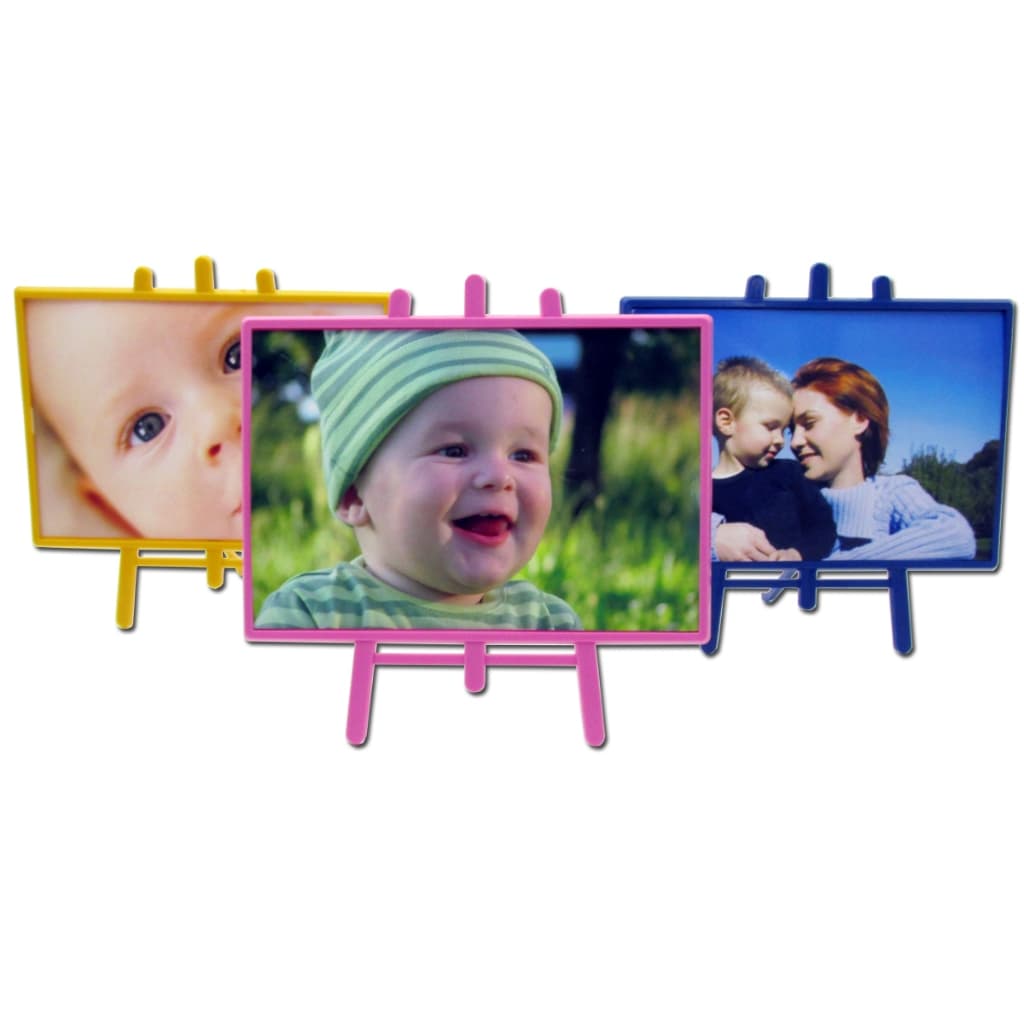 Kit com 20 Porta-Retratos Cavalete Infantil – Ideal para Fotos de Bebê