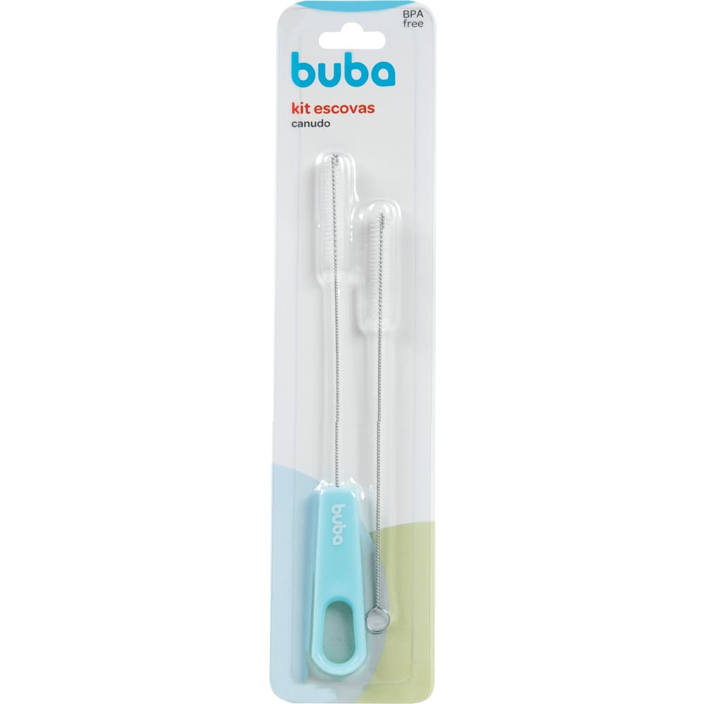 Escova de Limpeza BUBA para Canudo - Azul