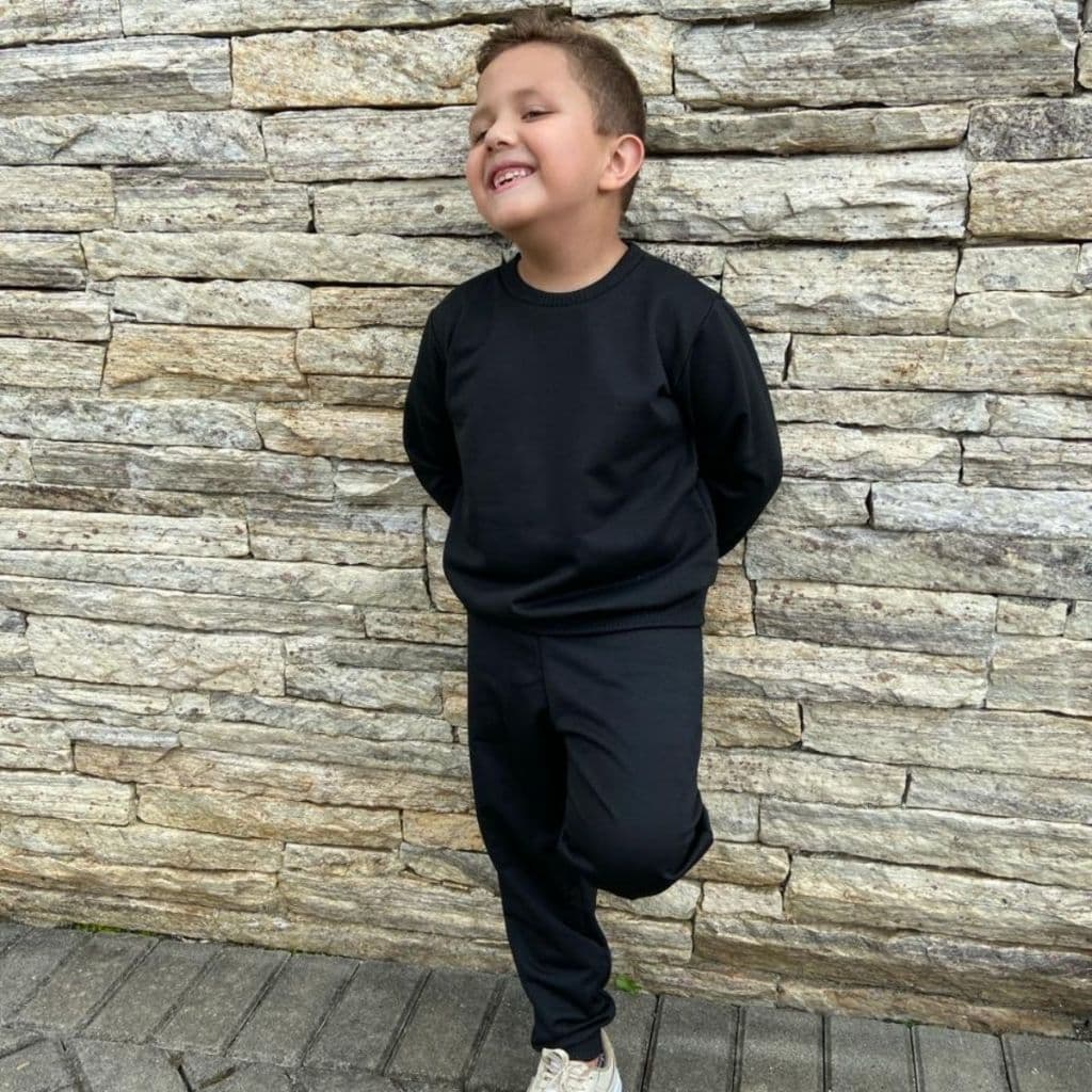 Conjunto Infantil Inverno Menino Menina Moletinho Unissex