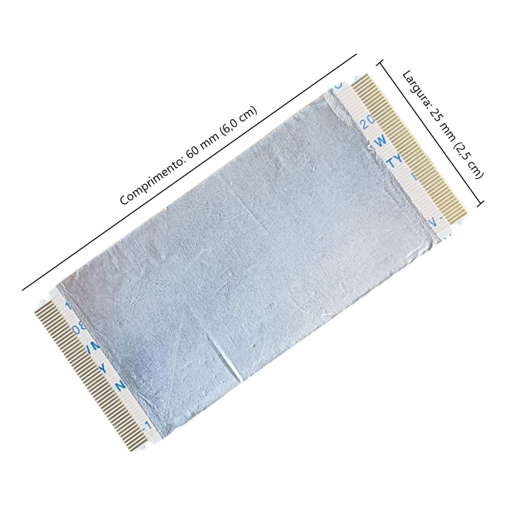 1 Cabo Flat compatível para  Tv Led Aoc 32 modelo LE32S5970S