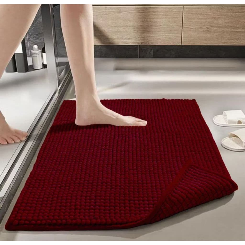 Tapete Macarrão Fofinho Antiderrapante para Porta Sala Quarto Banheiro