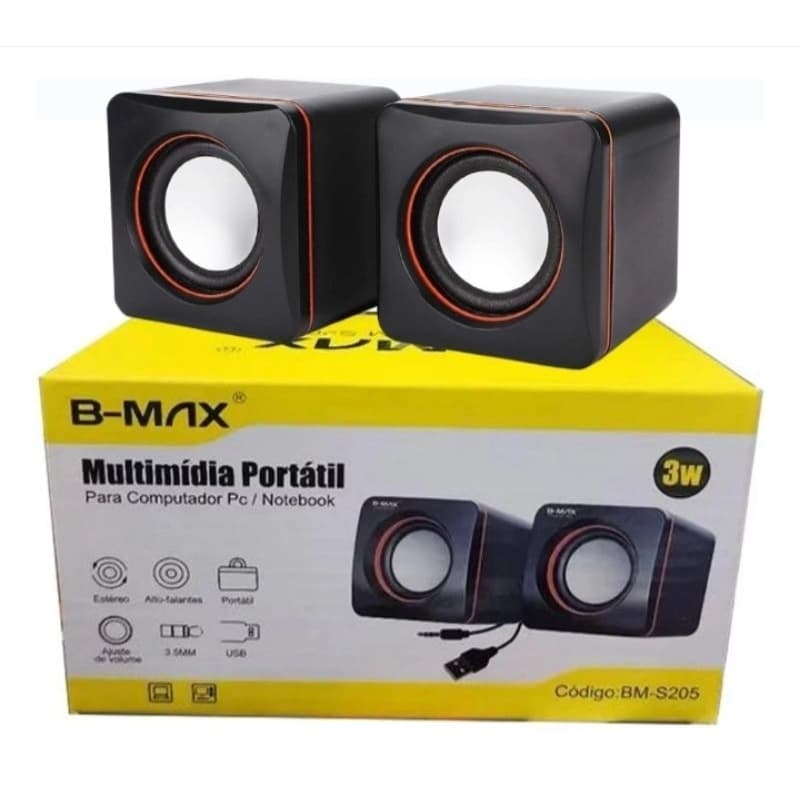 Caixa de som Multimídia portátil para computador PC/Notebook