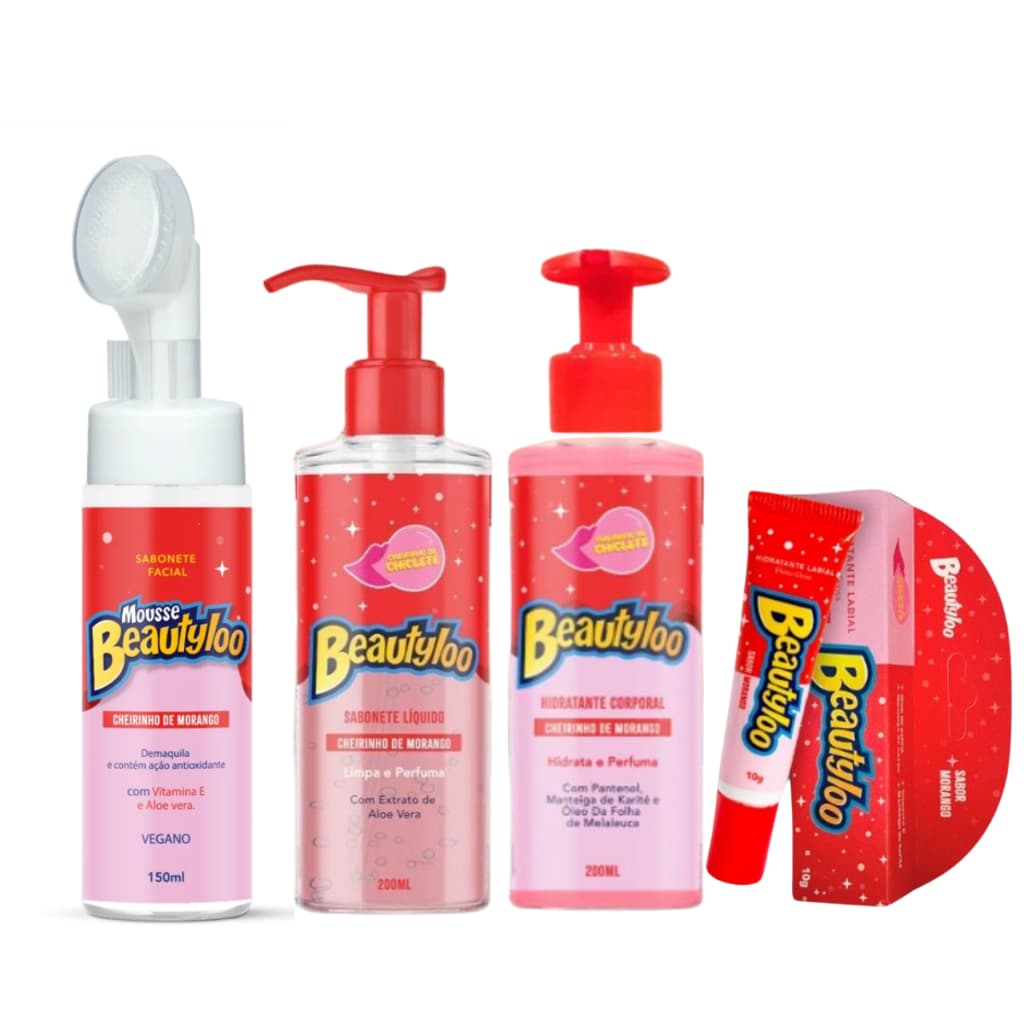 Kit Beautyloo Face Beautiful Com 4 Itens