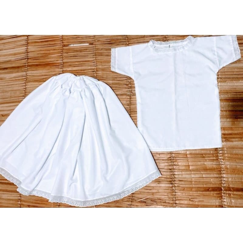 Saia umbanda com camisu Oxford