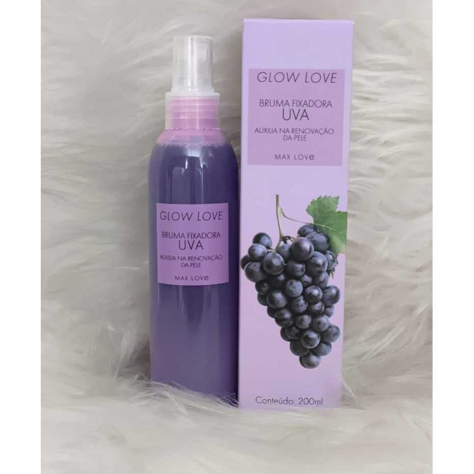 Bruma Fixadora Glow Love (Uva) - Max Love