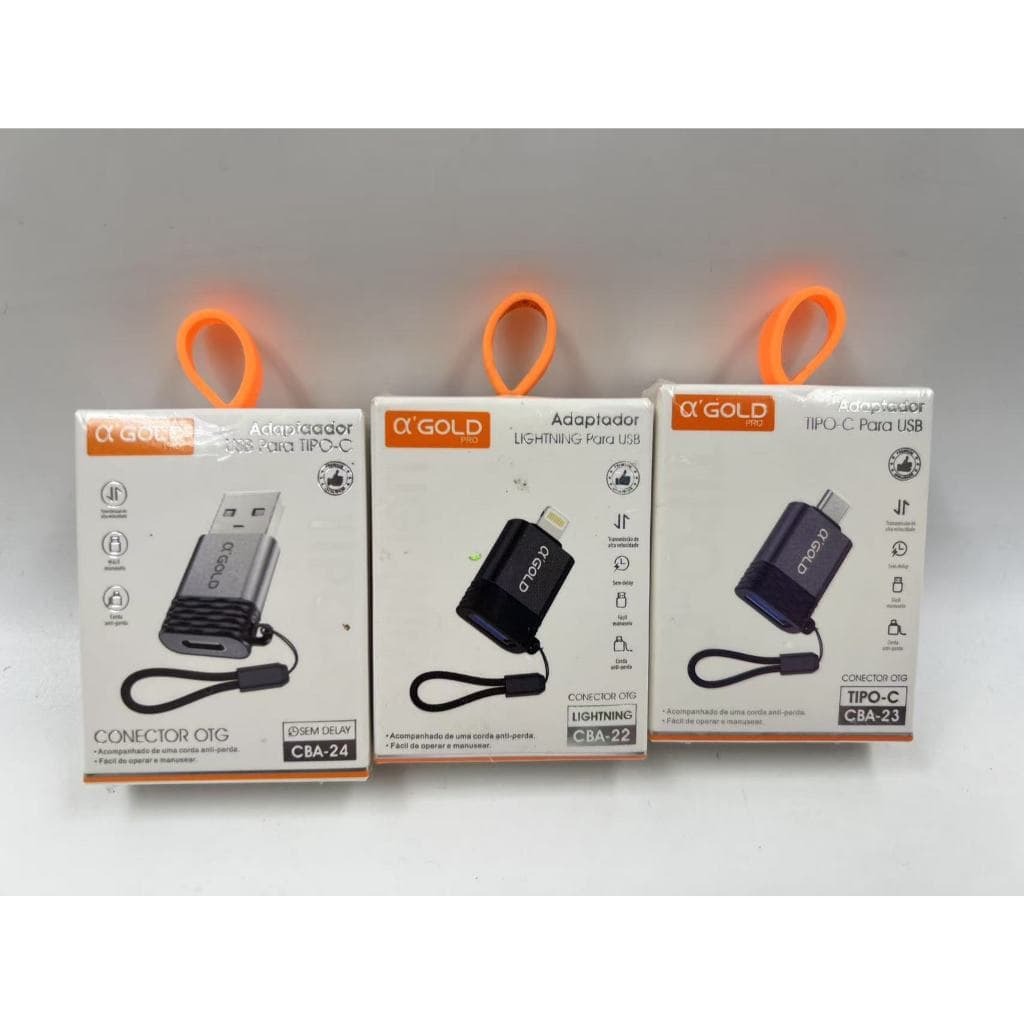 Adaptador Conector Otg Usb Para  Tipo C /Tipo C Para USB/ Lightning Para USB