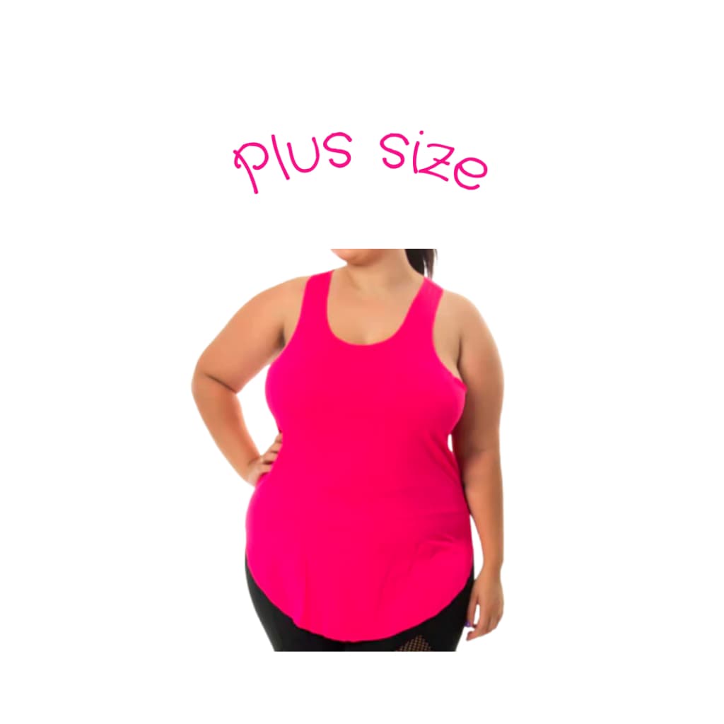 Camiseta fitness PLUS SIZE - básica - tapa bumbum - academia - crossfit - fit over