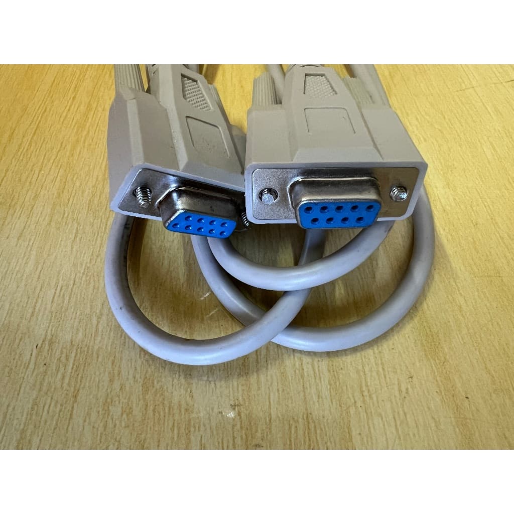 2 Pçs Cabo Serial (DB9 / RS-232) Macho X Macho 2 Metros