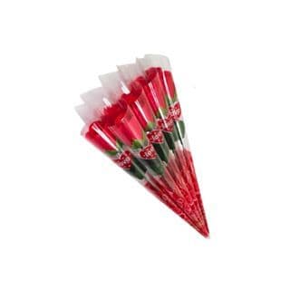 KIT COM 20 ou 30 ROSAS ARTIFICIAIS EMBALADAS - PRESENTE DIA DAS MÃES DIA DAS MULHERES LEMBRANCINHA