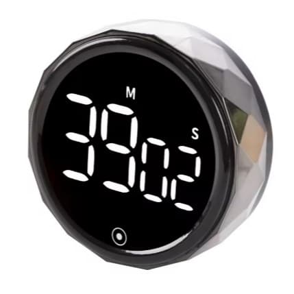 Temporizador Digital Programável Timer De Cozinha Magnético Alarme Relógio Academia Cronometro