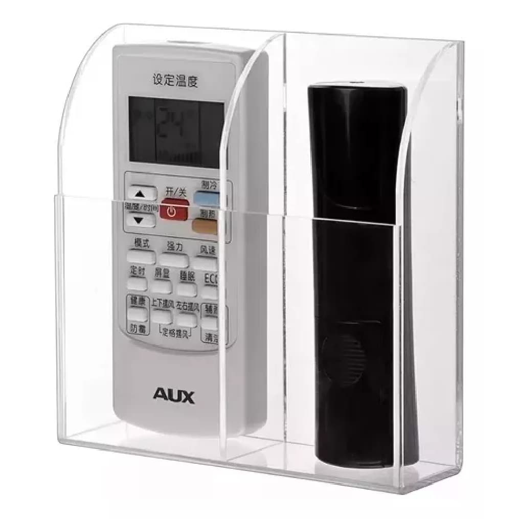 Suporte Acrílico Para Controle Remoto Duplo Ar Condicionado