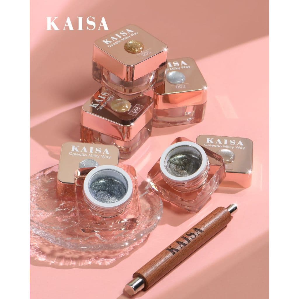Gel Paint Magnético Kaisa Luxo Milky Way Olho De Gato Lançamento Uso Profissional