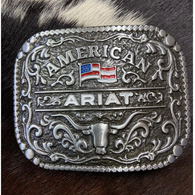 Fivela ARIAT American Cowboy Importada Country Unissex Boiada Vaquejada Festa do Peão Boiadeira