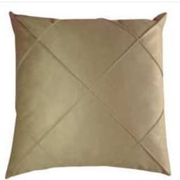 Capa De Almofada Suede Aveludada Drapeada 45x45 1 Peça - Cores Disponivéis
