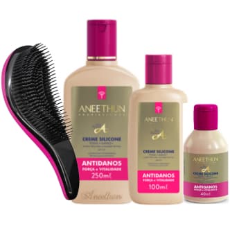 COMPRE E GANHE ANEETHUN CREME SILICONE ANTIDANOS  (GANHE 1 CREME SILICONE BOLSA 40ml+1 ESCOVA MÁGICA)