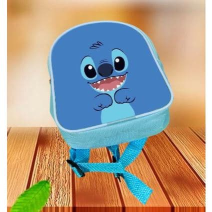 Mochilinha Do Stitch Azul