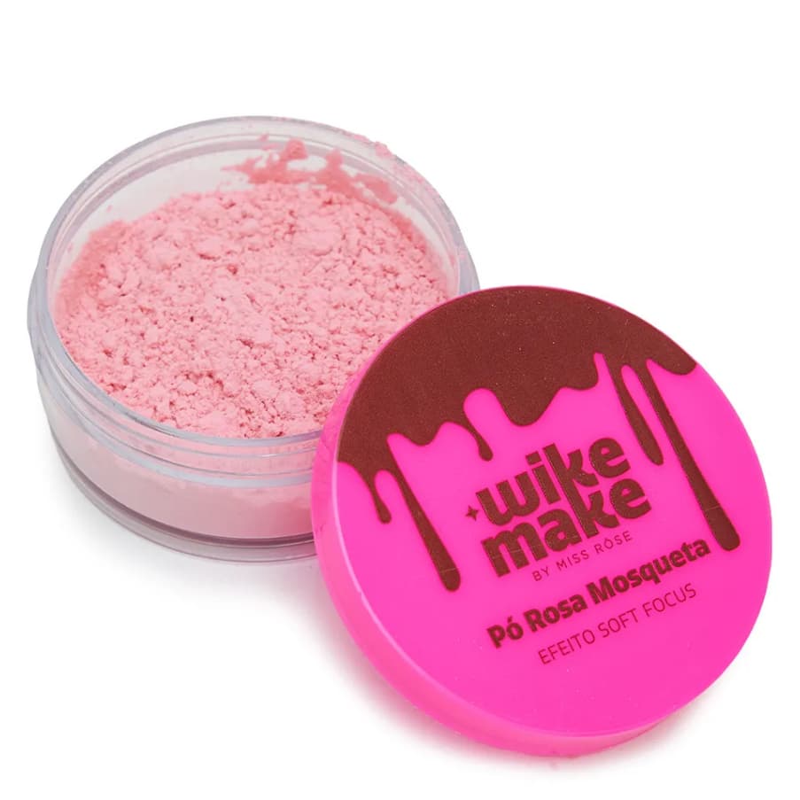Pó Facial Rosa Mosqueta Wike Make By Miss Rose Maquiagem
