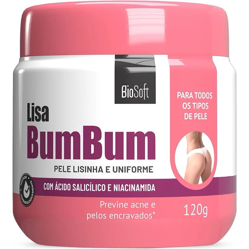 Creme Lisa Bumbum Bio Soft 120g (Bumbum Lisinho)