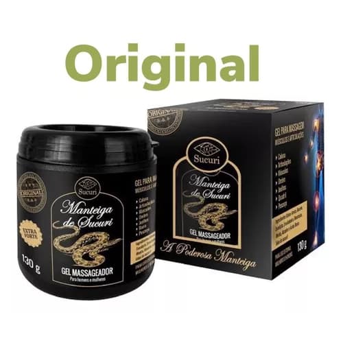 Manteiga De Sucuri Gel Massagem Extra-forte Uberpharma  Pote Fragrância Cânfora 1und